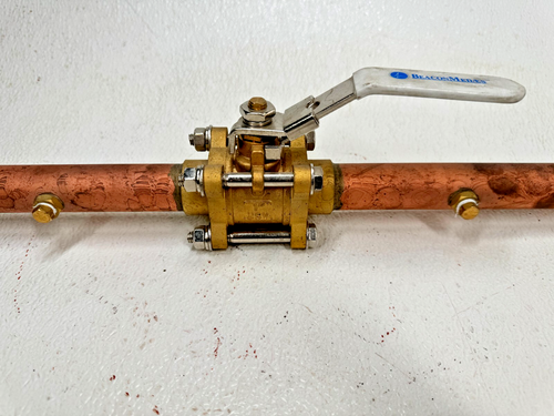 1" BEACON-MED AES PN: 211602-00 Dual-Port Shut-Off Line Ball Valve, Lockable - Picture 12 of 14