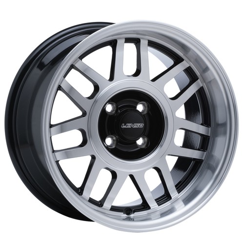 Lenso LW1 Felgensatz 7,5+9x16 LK4x100 für ein VW Golf 2, Golf 1, Corrado, Polo - Bild 5 von 6