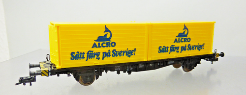 Fleischmann 5233 (A); carro container "Alcro", raro, come nuovo in confezione originale/X218 - Foto 3 di 4