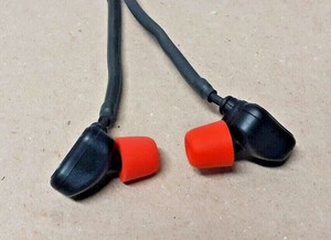 Foam Ear Buds Tips to Fit Racal Frontier 1000 RA5500 Radio Headset Earbud RED