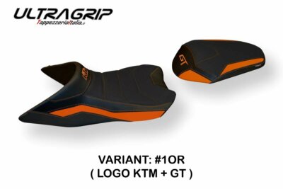 KTM 1290 SUPER DUKE GT  Tappezzeria Italia Seat Cover ORANGE FAUX LEATHER 127