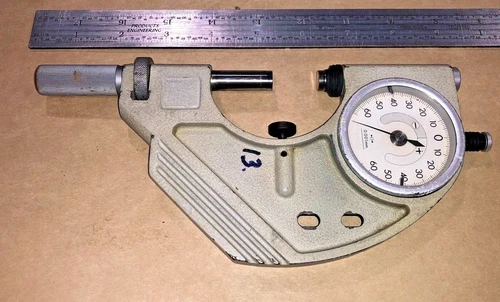MITUTOYO DIAL SNAP GAGE  25-50MM 0.001MM NO. 523-122