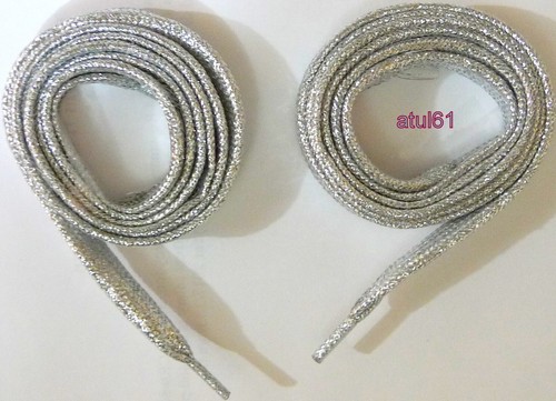 Glitter Shoelaces Flat Colours Laces Festival Sport Dance Fancy Dress Accessorie - Picture 11 of 72