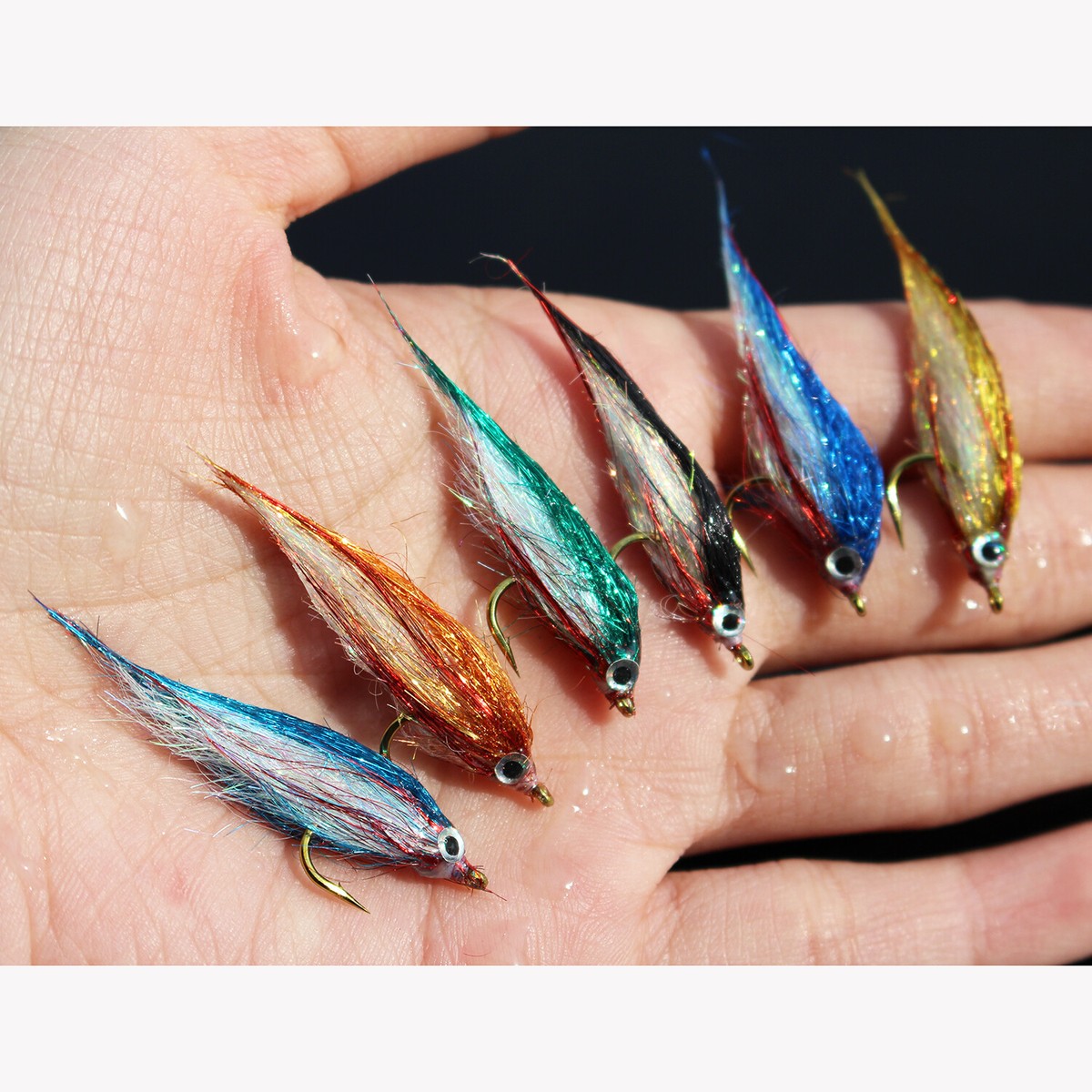 24 Esche Ninfe Per Pesca A Mosca, Trota Montana, Colori Misti, Testa E Coda Oro, Troutflies UK