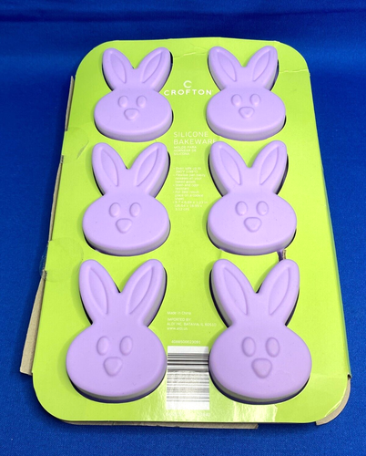 Crofton Coniglietto Pasquale Padella per Muffin in Silicone Viola - Foto 2 di 8