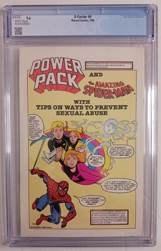 X-Factor #6 ~ CGC 9.6 NM+ WP ~ Marvel 1986 ~ 1st full Appearance of Apocalypse - Picture 4 of 4