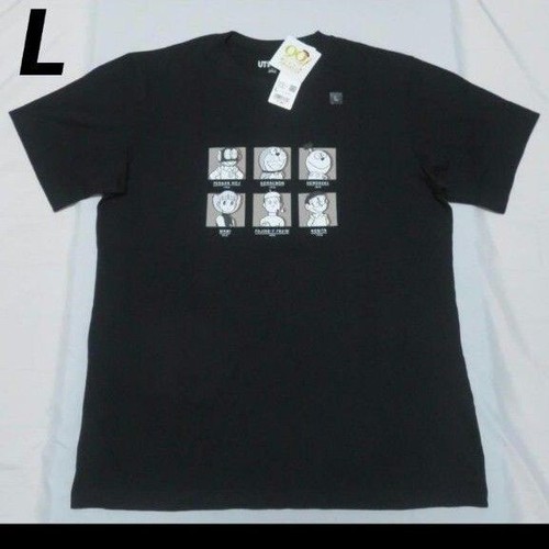 L(JPN) size UNIQLO UT Fujiko. F. Fujio 90th Anniversary T-shirt Black from Japan - Picture 1 of 3