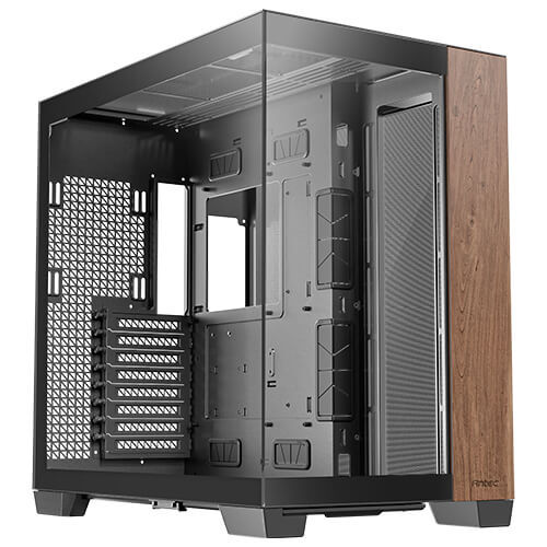 Antec C8 Wood Wooden Front/ Seamless TG Front & Side Panel Full Tower E-ATX Case - Picture 1 of 12