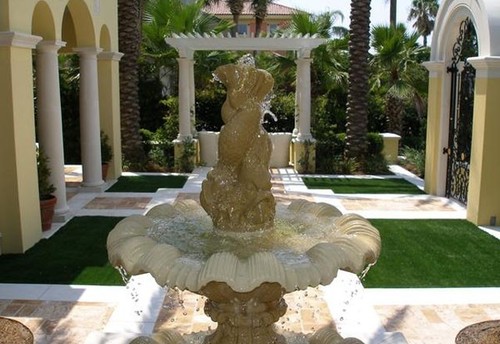 Fescue ST Synthetic Landscape Fake Grass Artificial Residential Turf Pet Lawn - Picture 5 of 10