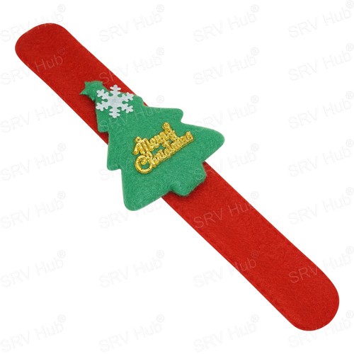 20cm Christmas Snap Band, Bracelet, Slap Bands, Kids Wristbands Party Bag Filler - Picture 37 of 38