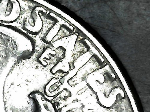 Rim Error Coin  1965 Liberty Washington Quarter No Mint Mark Other Error - Picture 4 of 19