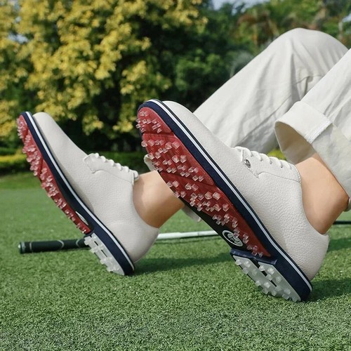 Zapatos de golf profesionales para hombre calzado sin clavos zapatillas cómodas para caminar - Imagen 13 de 23