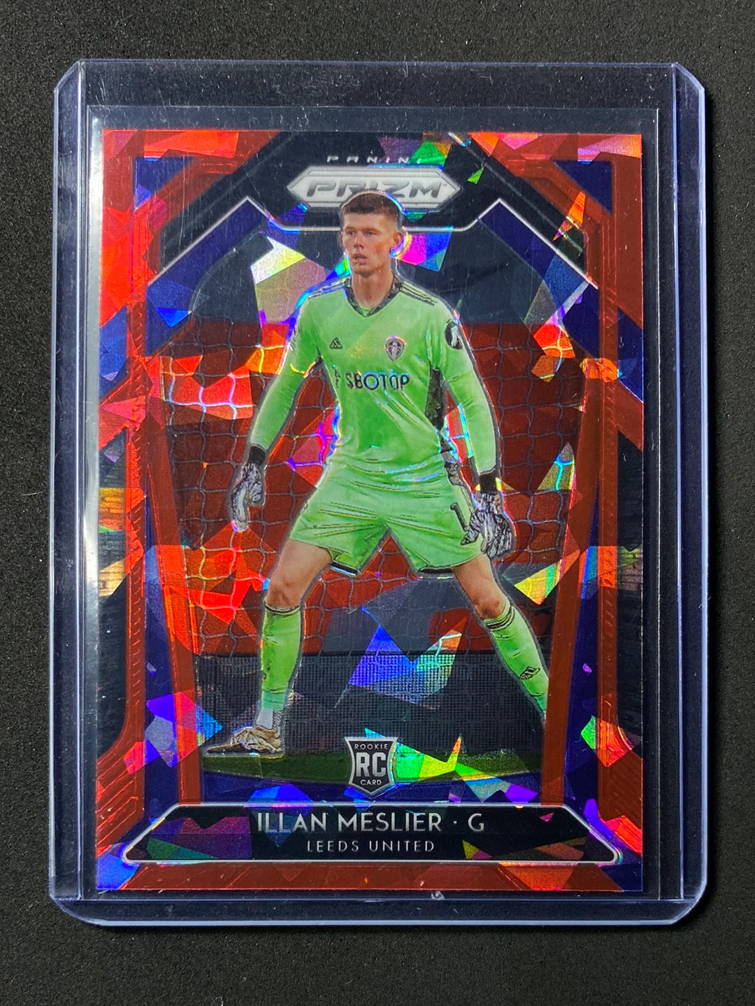 2020-21 Panini Prizm Premier League Illan Meslier Red Ice #196