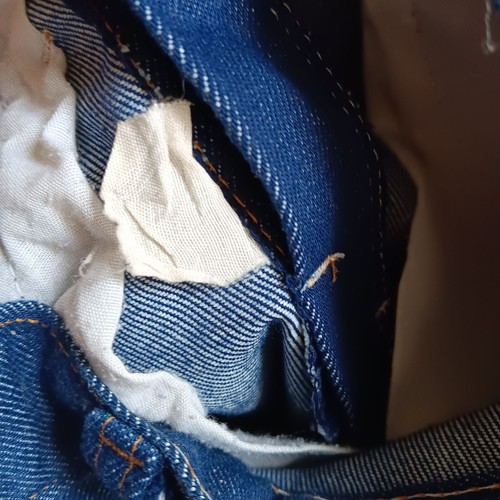 Jungen 22x22 True Vintage Flared Denim Jeans Wards Power Denim 70er Hippie Kind - Bild 6 von 6