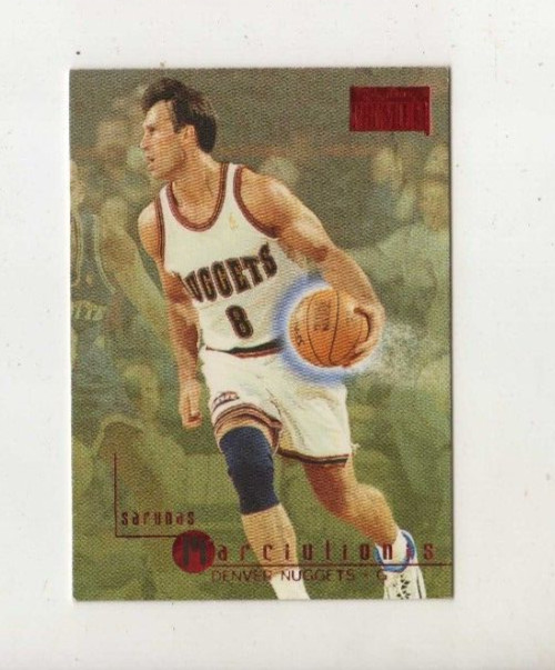 1996-97 Skybox Premium Star Rubies #149 ... Sarunas Marciulionis
