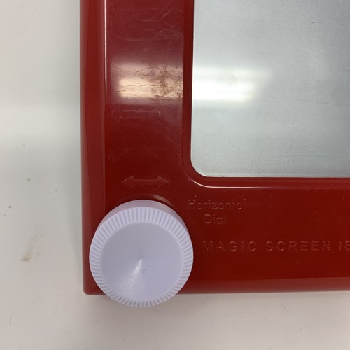 Vintage Ohio Art #505 Classic Etch A Sketch Magic Screen Red Drawing Toy - Picture 3 of 7