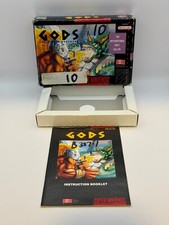 GODS (Super Nintendo, SNES) - Authentic (Box & manual only)