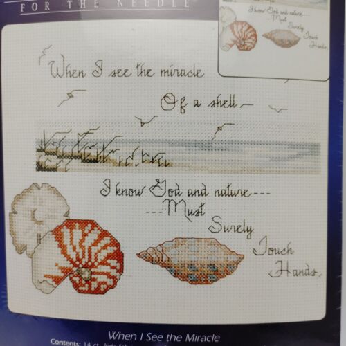 Designs For The Needle WHEN I SEE THE MIRACLE Cross Stitch Kit Leisure Arts - Picture 3 of 4