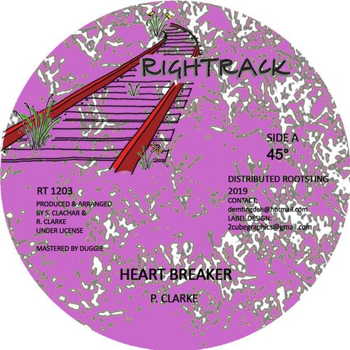 P. Clarke* / T. Murray* - Heart Breaker / Beautiful Lady (12", RM) (Near Mint (N - Picture 3 of 3