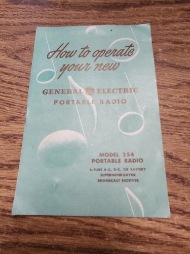 General Electric Portable Radio 254 Interceptor Beamascope #42481 - Picture 14 of 14