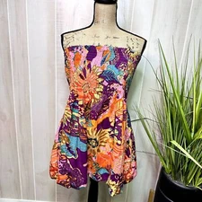 Mileage Women Size 1X Multi Color Tube Top