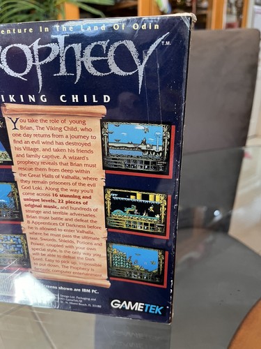 SEALED GameTek Prophecy Viking Child 1991 IBM PC 5.25" 3.5" Big Box RARE - Picture 14 of 14