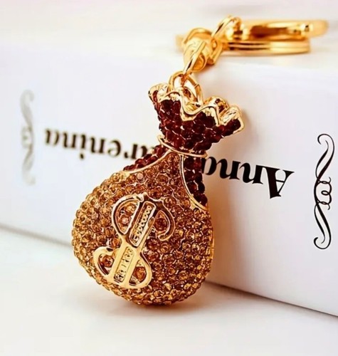 Bolso de Dinero con Diamantes de Imitación Llavero Bolso / Monedero Dije / Mochila Llavero Elige - Imagen 5 de 5