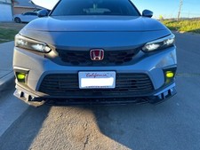 GENUINE STYLE 2PCS FRONT 003 REAR A01 RED EMBLEM BADGE 11TH GEN CIVIC 2022+