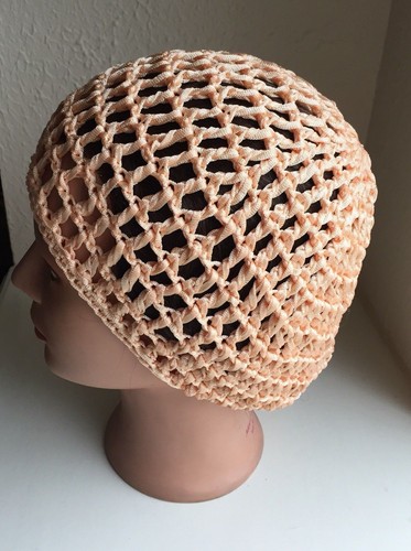 Hair Nets Crochet Hairnet Snood Cap Hat Sleeping Hairnet MEN/WOMEN'S HANDMADE - Picture 6 of 72