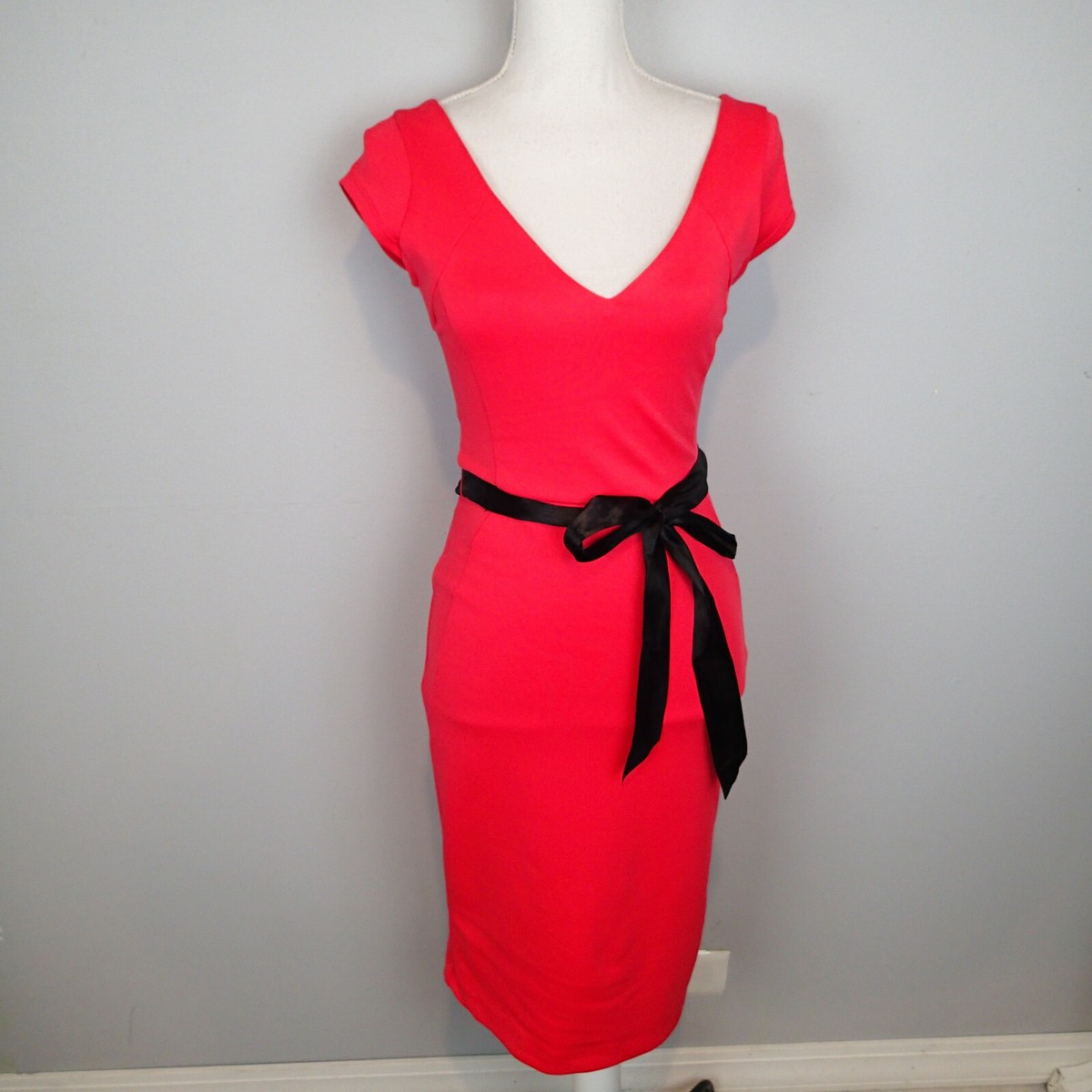 strapless open back dress Miriam Pearl Beaded Formal Mini Dress main image 1