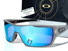 Oakley TURBINE ROTOR Matte Grey POLARIZED PRIZM Deep Water Blue Sunglass 9307