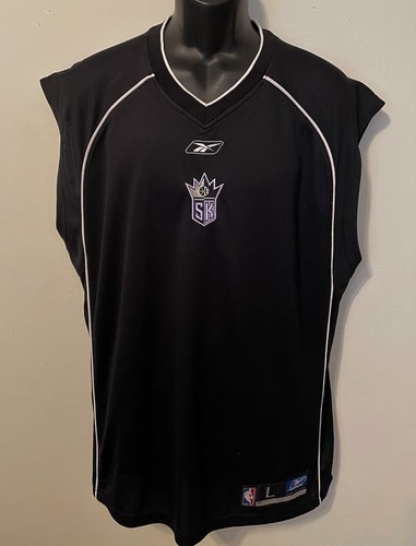 Vintage 90s NBA SACRAMENTO KINGS REEBOK Practice JERSEY Sewn NWT NEW Old Stock L - Picture 3 of 5