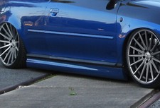 Design Seitenschweller Schweller Sideskirts ABS für Skoda Roomster 5J 2006-2010