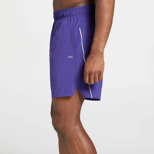 DSG Men's 5" Stride Run Shorts, Midnight Purple, XL - Picture 3 of 5