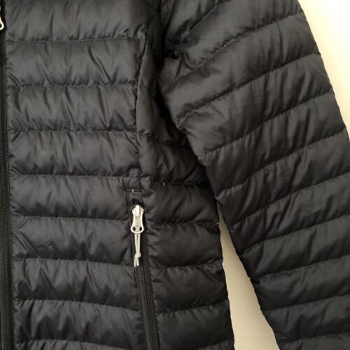 Kathmandu Womens 550 Duck Down Puffer Jacket Size 10 Black Lightweight Zip Up - Picture 5 of 17