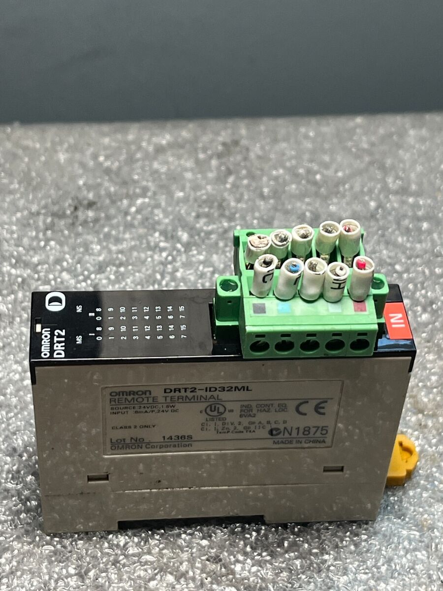 OMRON PLC DRT2-ID32ML REMOTE TERMINAL IN/OUTPUT UNIT | eBay OMRON PLC DRT2-ID32ML REMOTE TERMINAL IN/OUTPUT UNIT | eBay