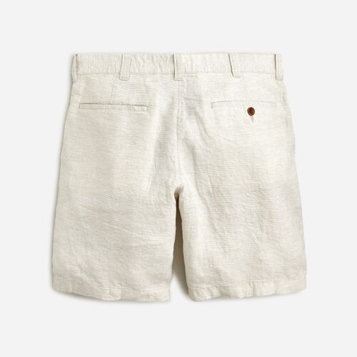 J.Crew 9" corto in lino | 31 | bianco marrone | $89,50 - Foto 2 di 5