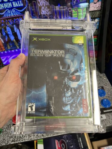 2002 XBOX The Terminator Dawn of Fate Graded WATA 9.4 A+ Sealed Schwarzenegger