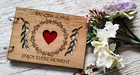 Personalised Wooden Engraved Wedding Reception Guestbook - Rustic Guestbook