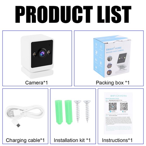 2MP 1080P HD WiFi CCTV Camera Baby Monitor Wireless IP Security Indoor Home Cam - Picture 11 of 11