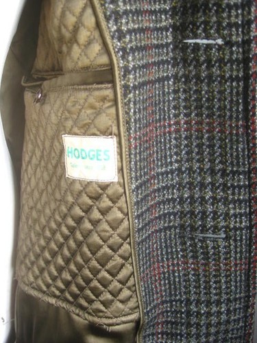 Vintage wool trench COAT small 38 40 pure 100% tweed WEST OF ENGLAND HODGES lux - Picture 16 of 24