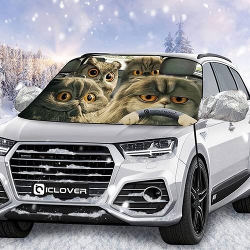 Protector magnético para parabrisas de coche cubierta para nieve invierno hielo escarcha protector parasol - Imagen 11 de 16