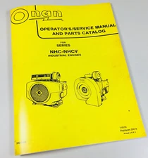 Onan Nhc Nhcv Industrial Engines Operators Service Manual Parts Catalog
