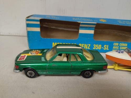MERCEDES-BENZ 350 SL VERDE + CANOA 1:37 GUISVAL (MERCEDES-BENZ) JOAL 151 - Imagen 2 de 10