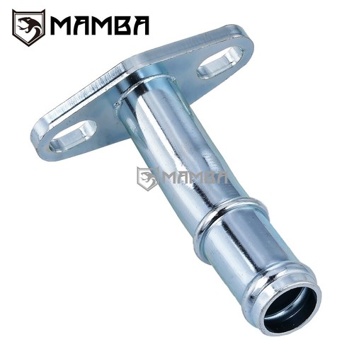 Garrett T25 T28 Journal Bearing Turbo oil return pipe kit (44mm / 8mm bolt) - Imagen 4 de 7