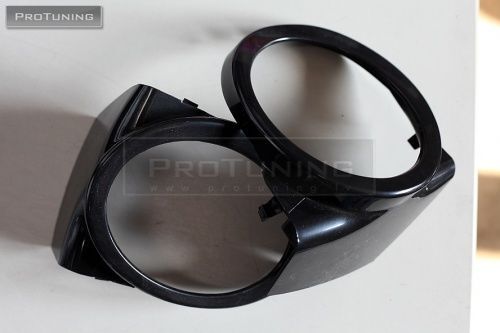 Set of 2 Fog Light Covers/Caps for BMW 3 Series E46 98-05 MT2 Bumper - Picture 2 of 7