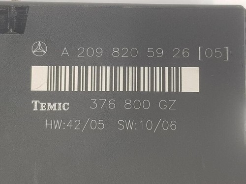 A2098205926 elektronikmodul für MERCEDES CLASE CLK COUPE 2.2 CDI (150 1804072 - Bild 5 von 18