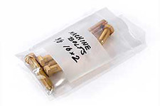 Zip Top 4 Mil Poly Bags with White Block, 4W X 6L in - Case of 1000 Bags