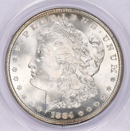 1884 P PCGS MS64 OGH Rattler MS64 Philadelphia Morgan dólar de plata brillante BU - Imagen 3 de 7