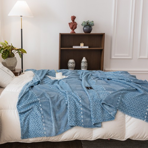 Thin Blanket Velvet Soft Bed Sheet Chinese Summer Air Conditioning Bed Cover New - Picture 10 of 12